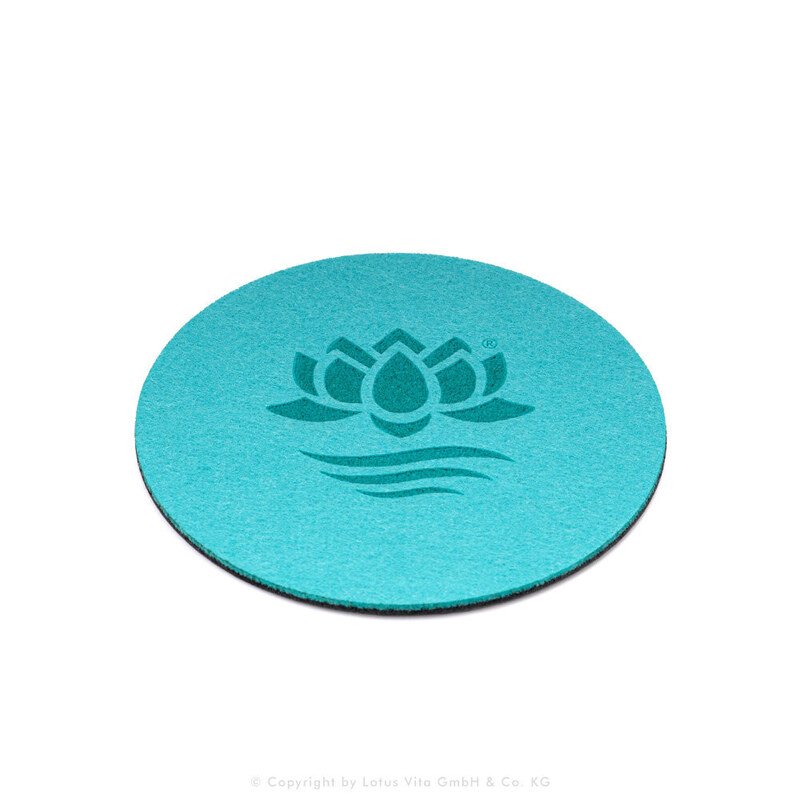 Filz Untersetzer mit Lotus Blume 13,5cm - Lotus Vita