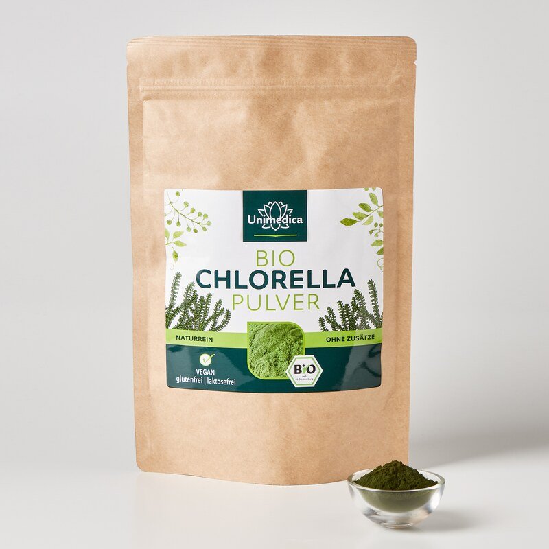 Bio Chlorella Pulver - 250 g -  laborgeprüft und naturrein -  von Unimedica