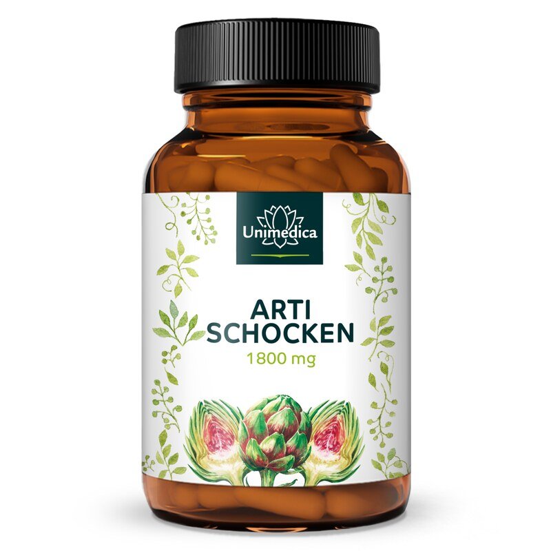 Artischockenextrakt - 1.800 mg pro Tagesdosis (3 Kapseln) - 150 Kapseln - von Unimedica