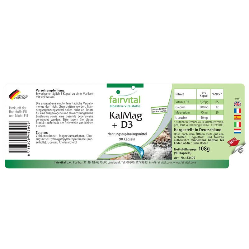 KalMag + D3 - 90 Kapseln