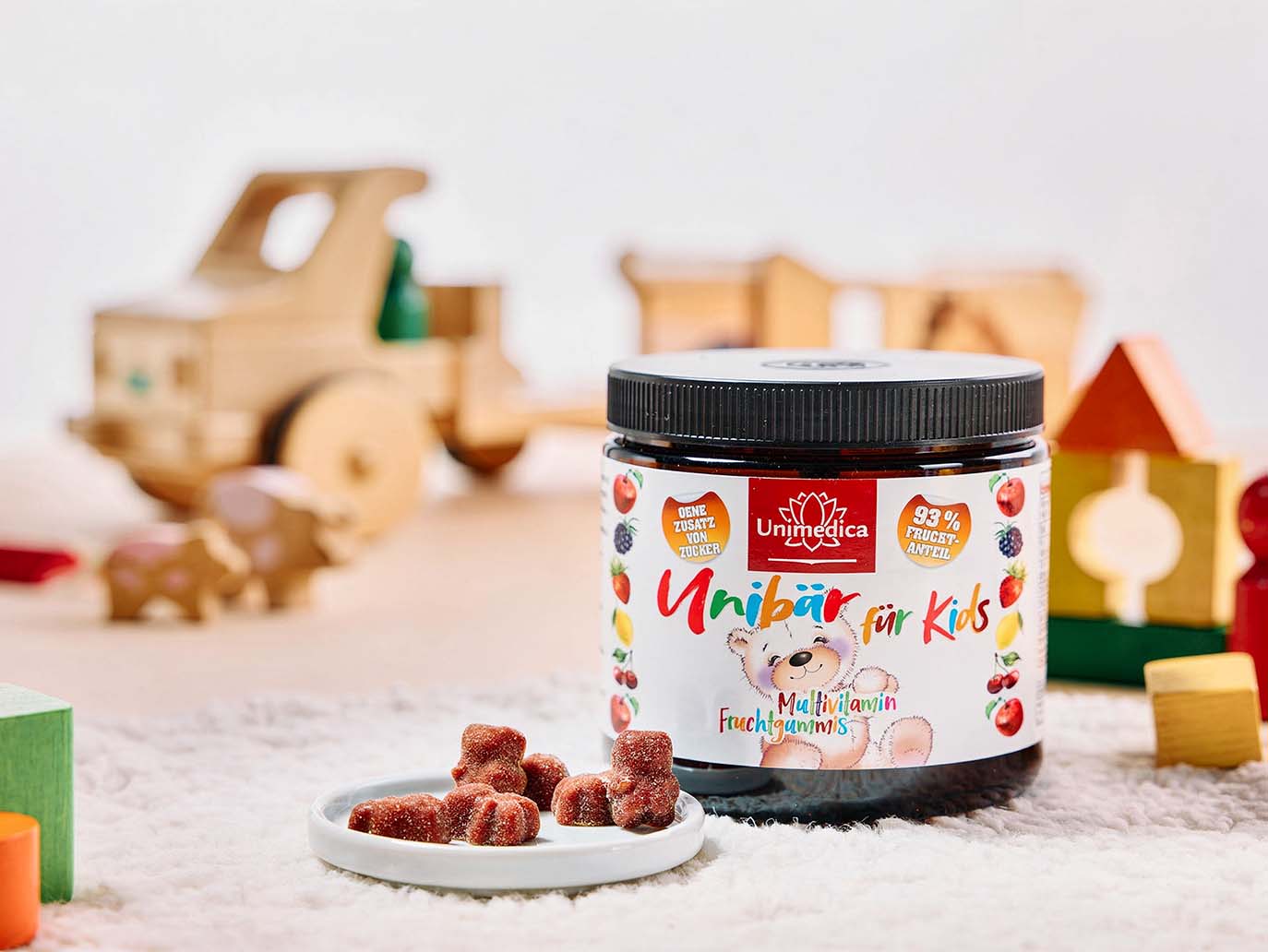 Unibär für Kids - Multivitamin - Fruchtgummis - 120 Gummis - von Unimedica