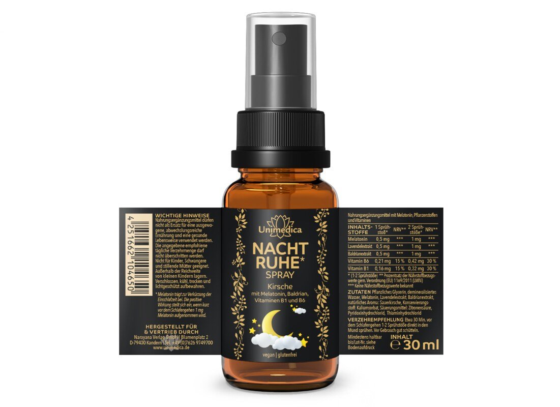 Nachtruhe Spray - 30 ml - von Unimedica