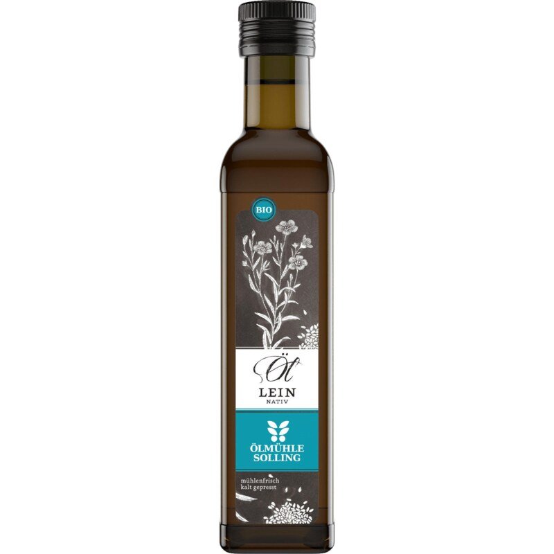Leinöl nativ Bio - Ölmühle Solling - 250 ml