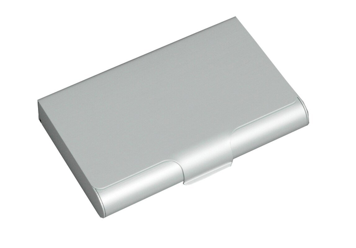 9er Alu-Taschenapotheke leer - silber