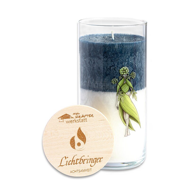 Heilkräuter-Kerze Lichtbringer - Allgäu Kräuterwerkstatt