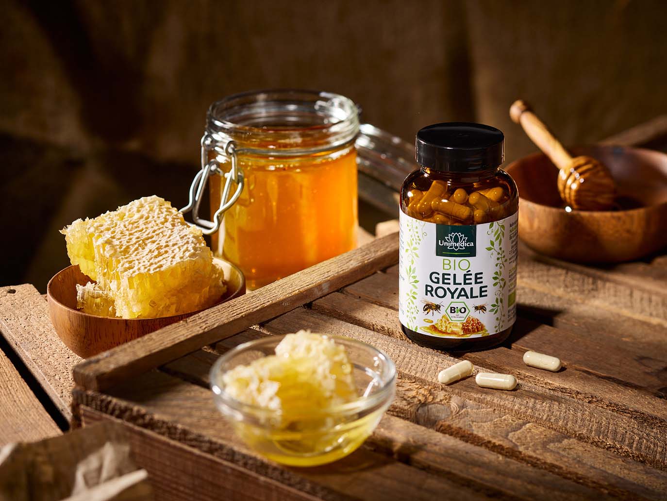 Bio Gelée Royale - 250 mg pro Tagesdosis (1 Kapsel) - 120 Kapseln -  von Unimedica