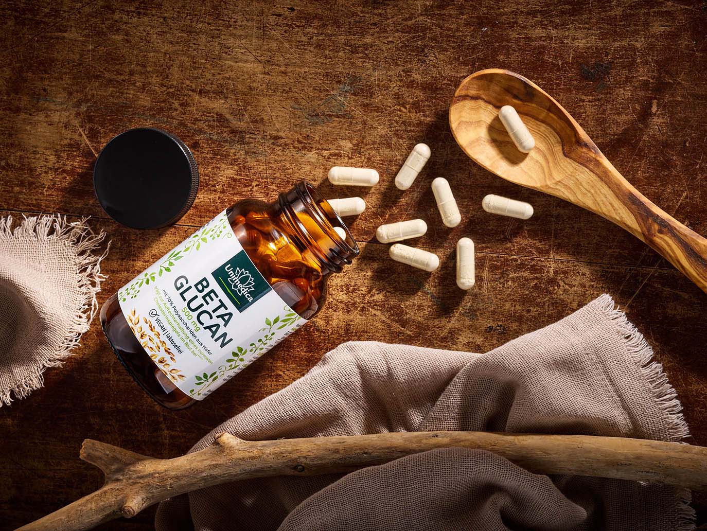 Beta Glucan - 3.600 mg Beta Glucan pro Tagesdosis (6 Kapseln) - 90 Kapseln - von Unimedica