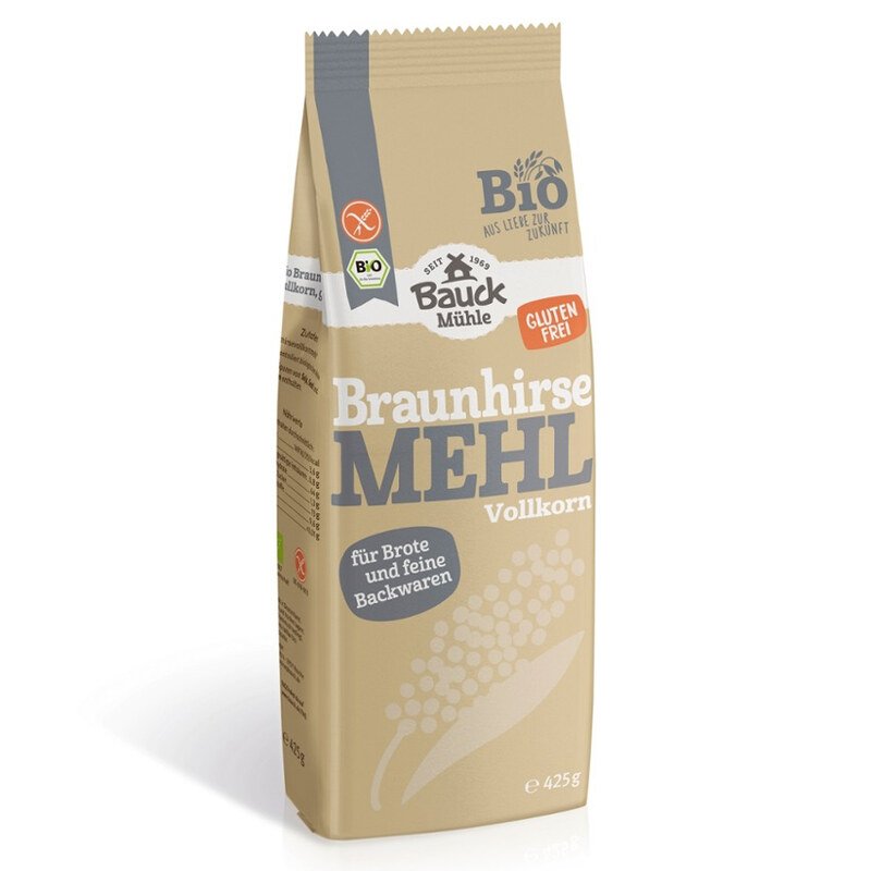 Braunhirsemehl Vollkorn glutenfrei Bio - Bauckhof- 425 g