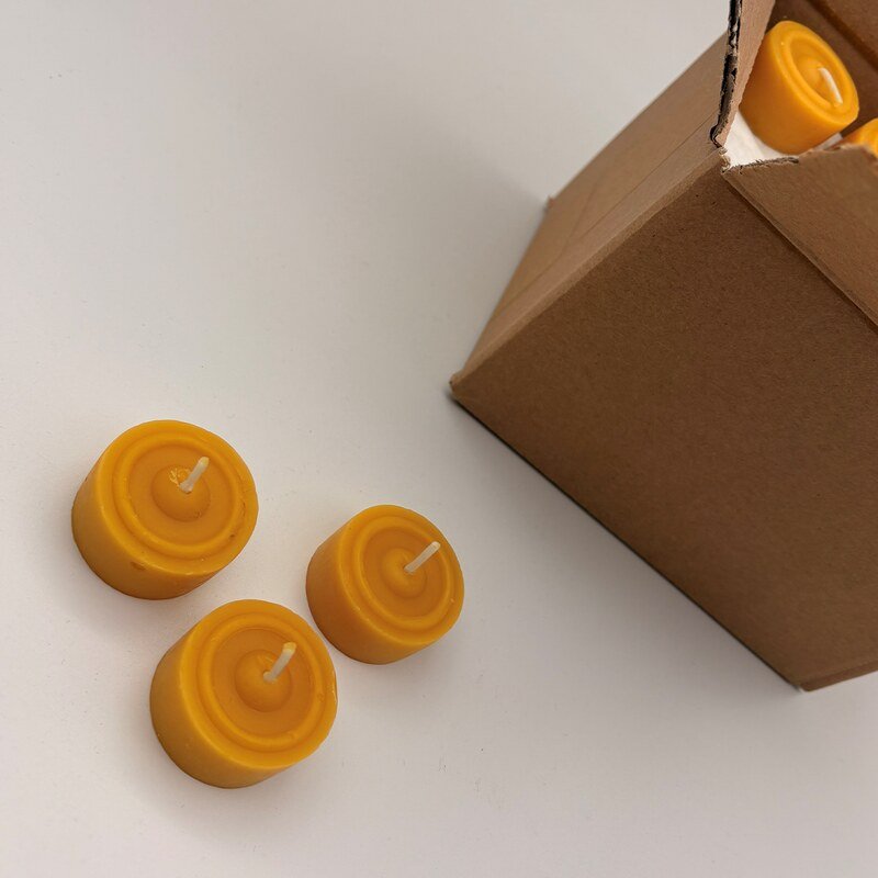 Bienenwachs Teelichter 50 Stück