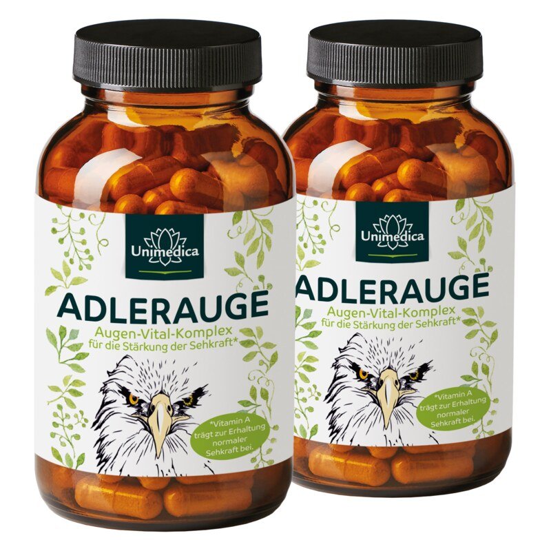 2er-Sparset: Adlerauge - 2 x 120 Kapseln - von Unimedica