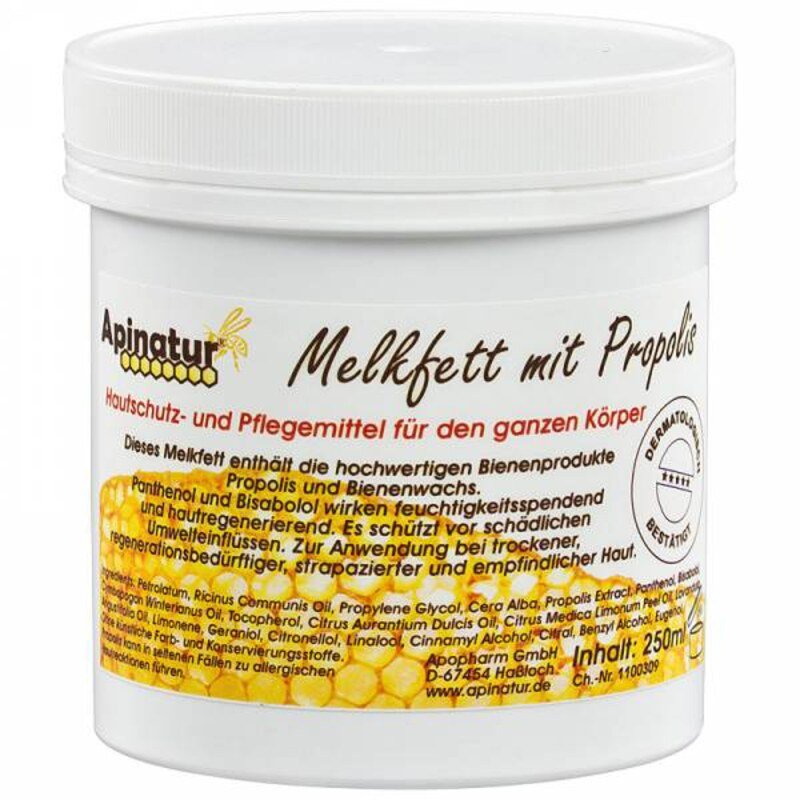 Melkfett mit Propolis - Apinatur- 250 ml