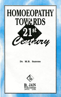 Homoeopathy towards 21st Century