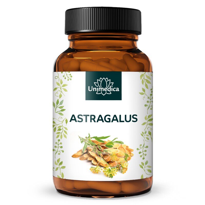 Astragalus - 1.200 mg pro Tagesdosis - 90 Kapseln - von Unimedica