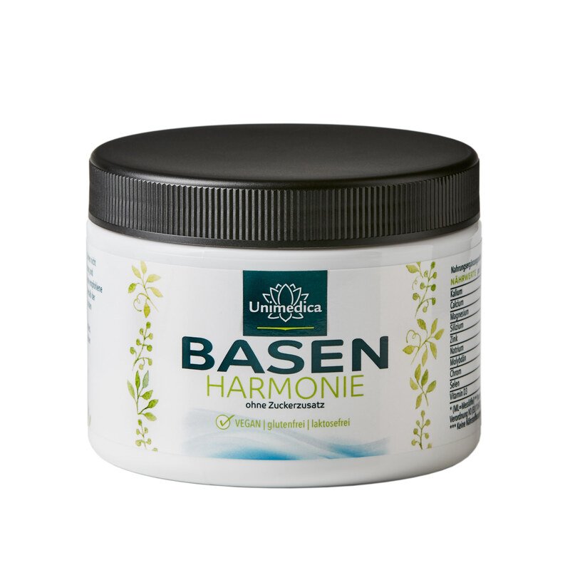 Basen Pulver - mit Mineralstoffen und Zitronengeschmack - 330 g - von Unimedica