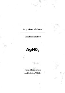Argentum nitricum - Kasuistiksammlung