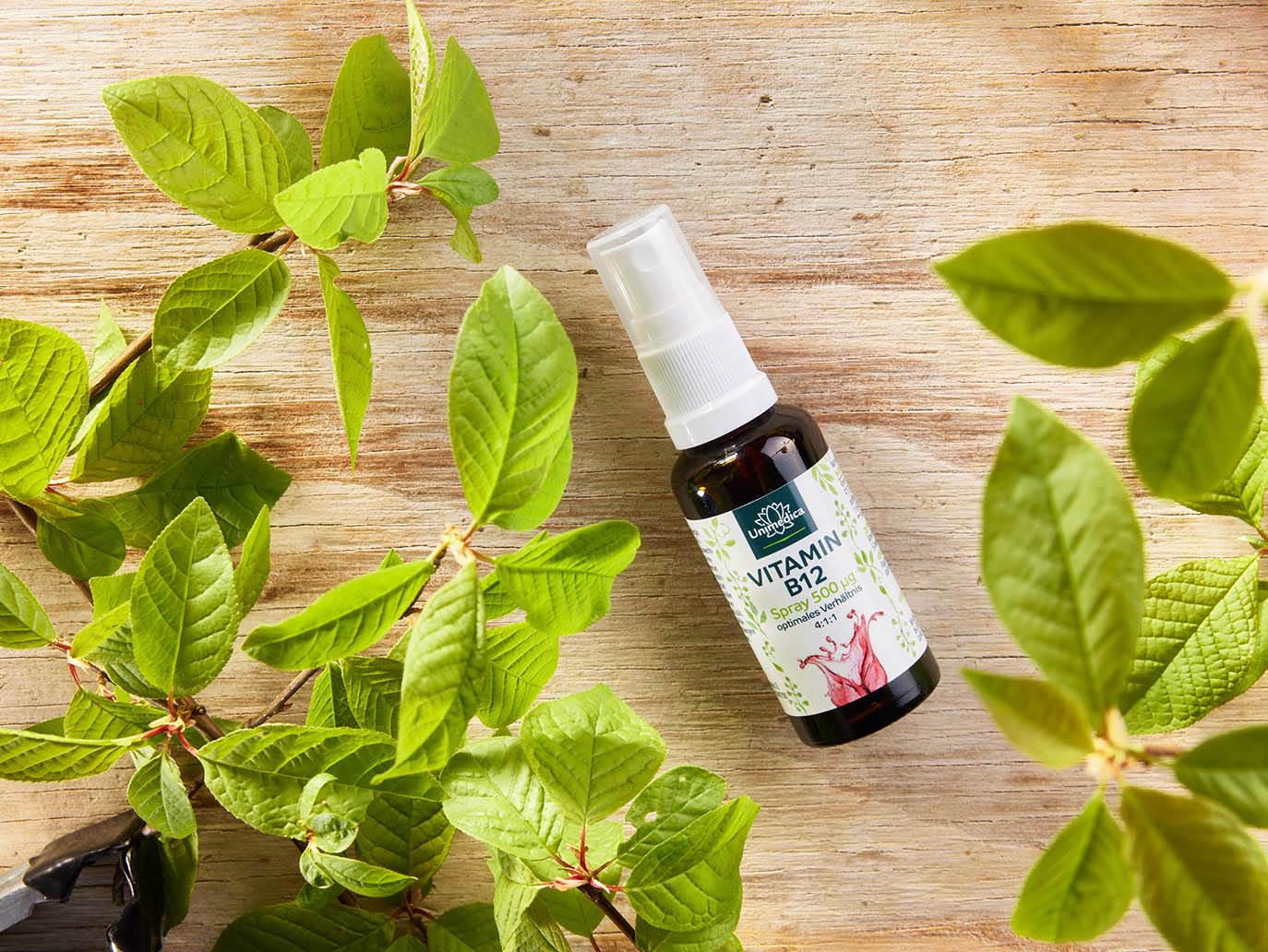 Vitamin B12 - Spray - 500 µg pro Tagesdosis (1 Sprühstoß) - 30 ml - von Unimedica