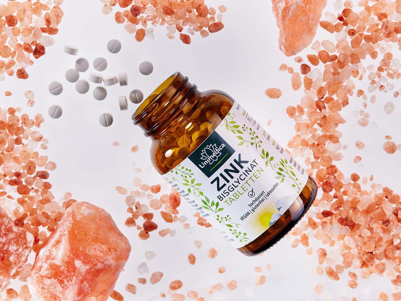 Zink Bisglycinat - 25 mg pro Tagesdosis (1 Tablette) - hochdosiert - 365 Tabletten - von Unimedica