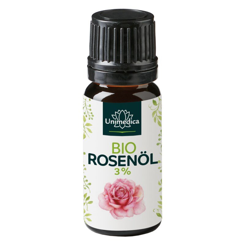 Bio Rosenöl 3 % - Rosa damascena - 5 ml - von Unimedica