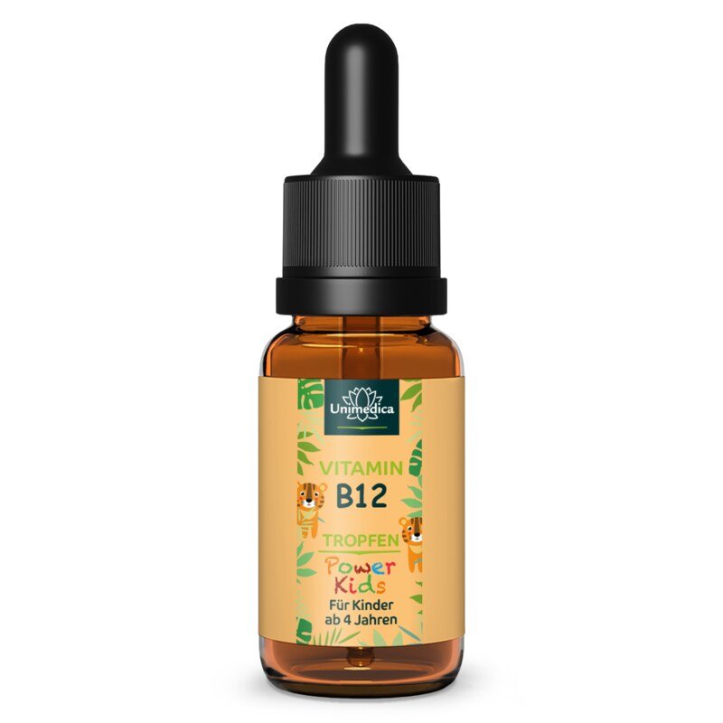 Power Kids - Vitamin B12 Tropfen - 10 ml - von Unimedica