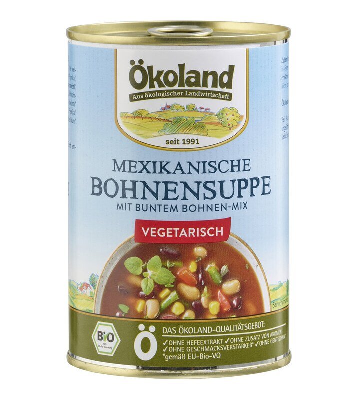 Mexikanische Bohnensuppe vegetarisch bio - Ökoland - 400 g