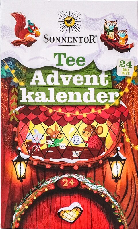 Tee Adventskalender Bio 24 Aufgussbeutel - Sonnentor
