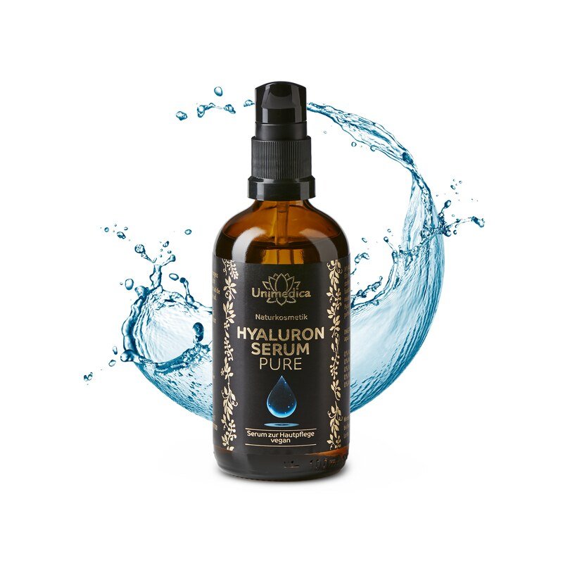 Hyaluron Serum Pure - Hyaluronsäure Serum - hochdosiert - 100 ml - von Unimedica