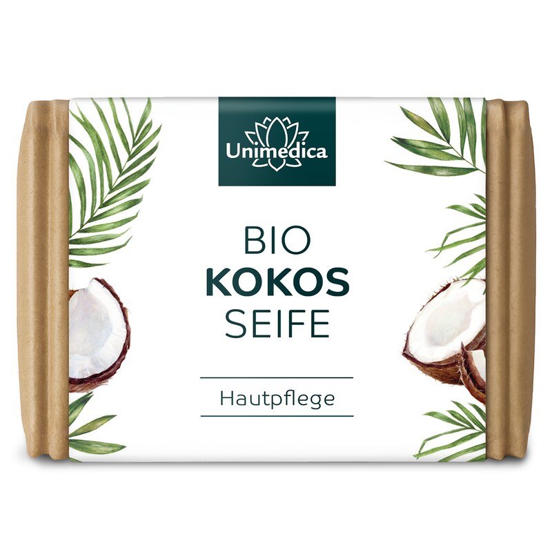 Bio Kokosseife - naturrein - 100 g - von Unimedica