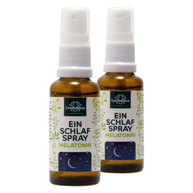 Einschlafspray - Melatonin - 2 x 30 ml - von Unimedica