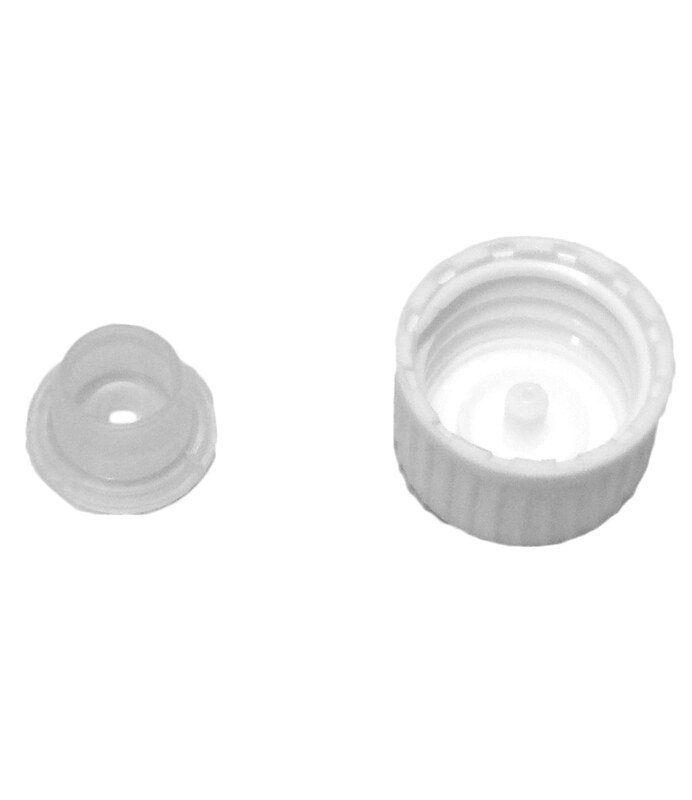 Globuliausgießer mit weißem Verschluss ohne Originalitätsverschluss