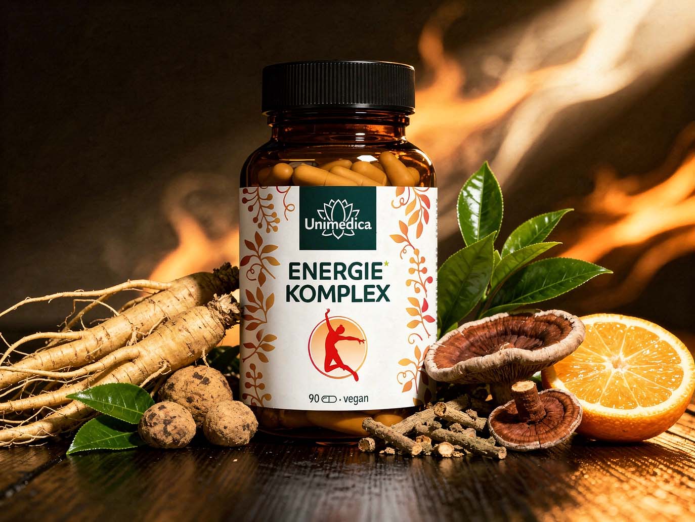 Energie-Komplex - 90 Kapseln - von Unimedica