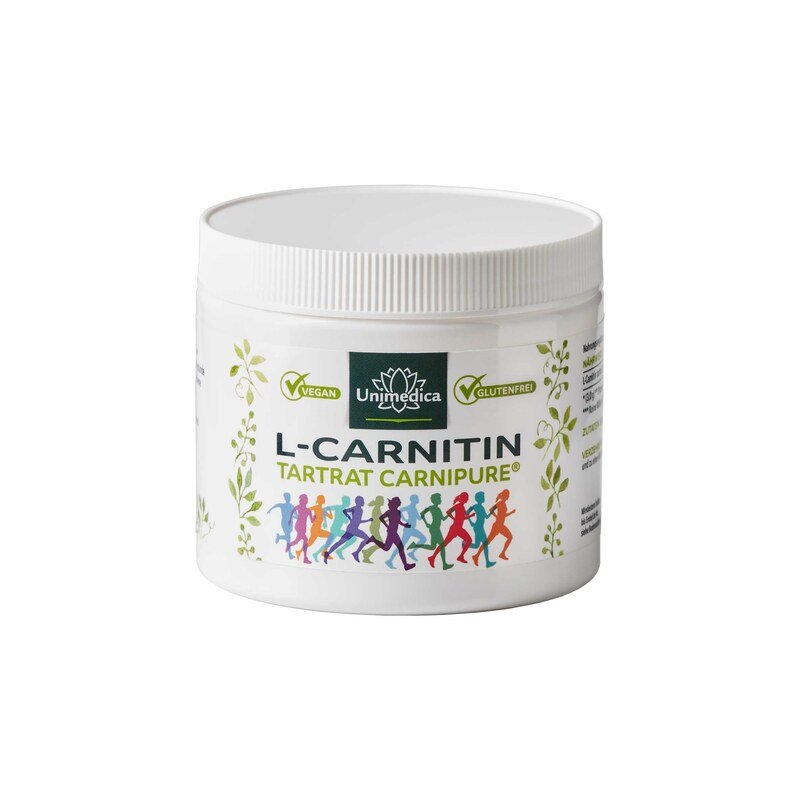 L-Carnitin Tartrat Carnipure® Pulver - 2000 mg pro Tagesdosis (1 Messlöffel) - 250 g - von Unimedica