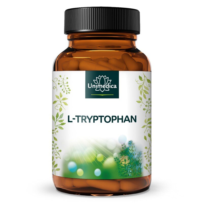 L-Tryptophan - 500 mg pro Tagesdosis (1 Kapsel) - 240 Kapseln - von Unimedica