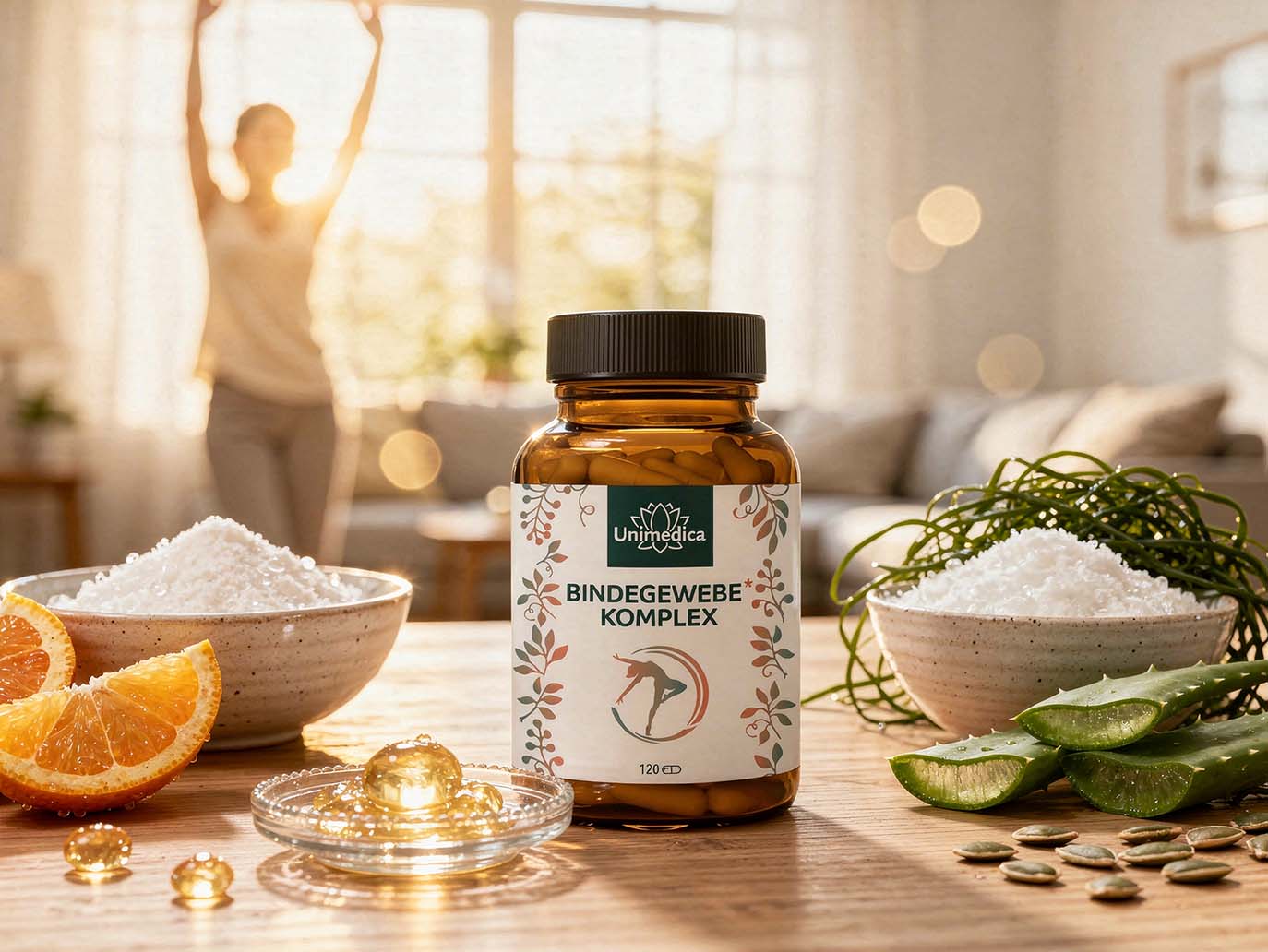 Bindegewebe-Komplex - 120 Kapseln - von Unimedica